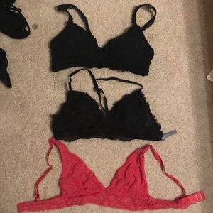 Bundle of bralettes